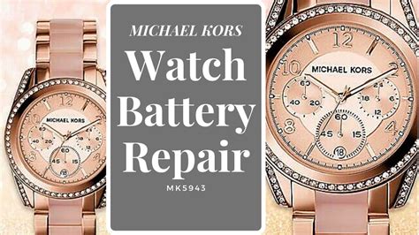 how to change a watch battery michael kors|michael kors battery replacement tool.